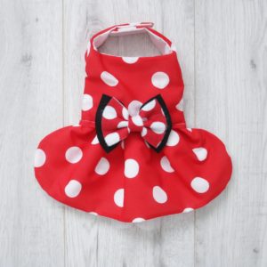 Millie Mouse inspired red and white polka dot dress